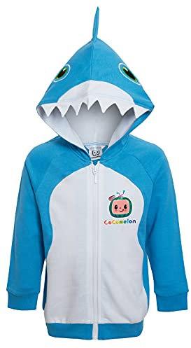 CoComelon Hoodie, Baby Shark Kapuzenjacke, Jungen Novelty Dress Up Reißverschluss-Hoodie, Säuglings-Jumper, 3D-Mantel. 2-3 Jahre