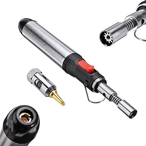 Vobor 3 in 1 saldatore a gas butano kit penna saldatore portatile strumento torcia per saldatura regolabile a temperatura