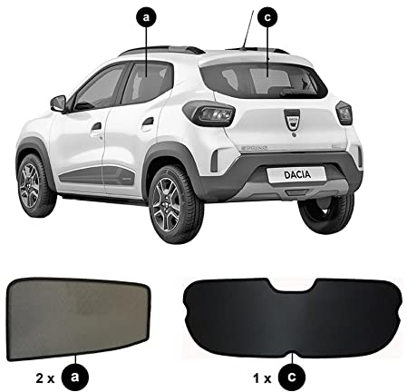 Sonniboy Sonnenschutz kompatibel mit Dacia Spring 2021- INKL Tasche