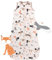 schlummersack Schlafsack Baby Sommer 90 cm dünn Bergtiere | Babyschlafsack Frühjahr Sommer 1.0 Tog 1 Tog Baby Schlafsack Sommer | Sommer Schlafsack Baby Baumwolle Frühjahr