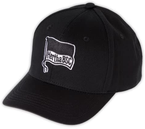 Hertha BSC Cap Fahne pur schwarz