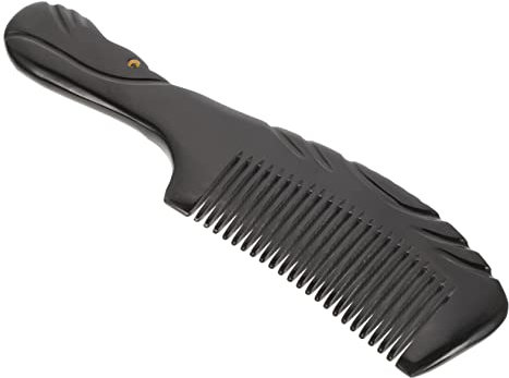 Lurrose Naturhornkamm Für Haarpflege Handgefertigter Massagekamm Ergonomischer Griff Für Haartypen Fördert Die Durchblutung Der Kopfhaut Tragbar Und Langlebig