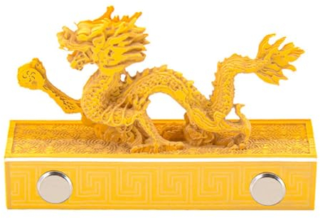 3D-Kalender, 3D-Notizblock, Kalender 2024, zum Abreißen, Kalender, Skulptur, DIY-Wochenkalender, Ornamente, 3D-goldener Drache, Panorama-Papierskulptur, Notizen, für Zuhause, Arbeitszimmer, Büro