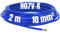 Kalitec Câble de câblage H07V-K 10 mm² bleu foncé - 2 m - Flexible - Toron 10 mm² - Câblage à fils fins - Câble unique pour armoire de compteur - Câble monofil pour armoire de commande
