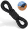 Akicderu Corda in gomma, 10 mm, 10 m, cavo di espansione, cordino in gomma resistente, elastico, corda per teloni, corda di serraggio per fai da te, colore nero