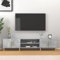 Natulvd 180cm Wide TV Cabinet for up to 80 Inch TVs, Modern TV Stand with 4 Doors and Wood Legs, Entertainment Center TV Media Console for Living Room Bedroom (Grey)