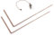 IMCCZONY Ensemble de 2 Baguettes de Sourcier en Cuivre avec Pendule - Kit de Baguettes Divinatoires Spirituelles Flexibles en Cuivre