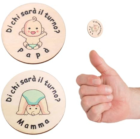 2 unidades de regalos de madera, placa redonda de madera para bebé, regalo para nacimiento, niños, niñas, regalo creativo para mamá recién nacida, regalo de bautizo para niños, niñas, madera dulce e