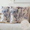 Vorysum Outdoor Kissen Wetterfest Kissenbezug 50x50 cm Blumen Kissenbezüge Abstrakt Modern Dekokissen Sofakissen Kissenhülle aus Polyster für Garten Sofa Wohnzimmer Bett 2 er Set