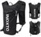 INOXTO Laufrucksack, 5L Leichter Trinkbeutel, geeignet für Outdoor-Wandern, Radwettbewerb, Bergsteiger-Trinkweste, Rucksack, Herren und Damen (schwarz mit weiß)