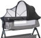 JUMUAO Universal Moskitonetz Babybett,Mückennetz für Kinderbett,Baby Insektenschutz mit Reißverschluss,Dauerhaft Fliegennetz für Babybetten,Stubenwagen oder und Laufstall (Schwarz-A)