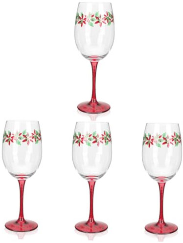 Cabilock 4 Pz Calice Di Natale Calici Da Vino Calice Da Cocktail Calici Di Vino Natalizi Bicchieri Di Vino Bicchieri Da Cocktail Natalizi Bicchieri Di Natale Calici Di Bicchiere