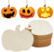 WADORN 50 Stück Kürbisse Blanke Holzscheiben. Kürbisse Aus Holzkreisen Hängende Ornamente Für Thanksgiving Halloween DIY Bastelarbeiten Unfertige Kürbis Anhänger Aus Holz Dekorationen