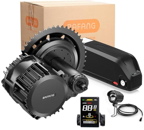 Bafang BBS03 HD 48V 1000W Moteur Kit avec SWM58 Ebike écran et 48V20Ah Batterie en De Conversion De Vélo Électrique Moteur de Vélo Moteur Électrique pour Vélo pour BB68mm