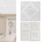 Lot de 30 murs en mousse imperméable 3D avec isolation phonique pour salon, chambre à coucher, cuisine et aires de jeux (blanc 1)