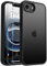 Kmofizle Handyhülle für iPhone 16e 2025 (4th Generation) Hülle mit Schutzfolie, [Transluzente Matte] Stoßfeste Kratzfeste Schutzhülle, [Anti-Fingerabdruck] Hülle iPhone 16e 2025 6.1, Schwarz