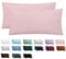 Tifschlaf Kissenbezug 40 x 80 2er Set - Kopfkissenbezug 40x80 Rosa mit Reißverschluss aus Mikrofaser Weich, 40x80cm Pillow Case