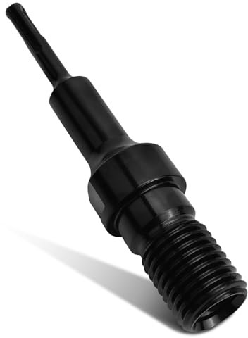 VZXZXE Adaptateur SDS Plus 1 1/4 UNC pour couronne de forage diamantée et foret à carotter, rallonge de perçage de 190 mm en acier 40CrMo, adaptateur universel pour foret à béton et scie cloche
