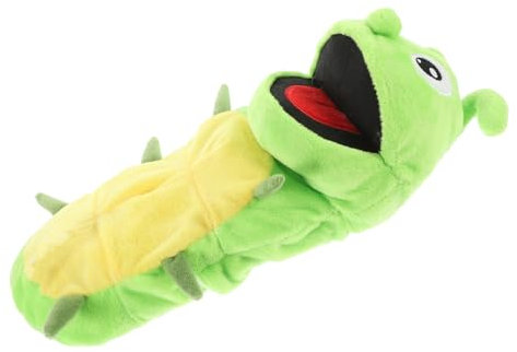 VANZACK Handpuppe Raupe Plüschspielzeug Interaktive Handpuppe Für Geschichtenerzähler Niedliches Plüschtier Für Erwachsene