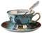 Shihan-2015 Tassen Kaffeetassen Hochfarbiges Tassen- und Untertassen-Set aus Keramik, Exquisite Retro-Britische Teetasse, Teeservice, Europäische Kaffeetassen Bechersets