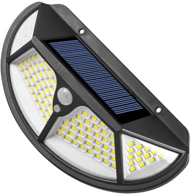 VILLCASE Solar-außenwandleuchten Mit Bewegungsmelder Wasserdichte Led-lampe Für Terrasse Garten Wege Und Haustür Energiesparend Und Installieren