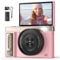 Camara de Fotos Digital 4K Profesional: Cámara Digital con Pantalla Abatible 180° - Camaras Compacta con 32GB Tarjeta - 16X Zoom Camara para Principiantes Niña Niños Chico - Rosa YYZA9