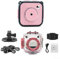 Capture Aquatic Adventures with Kids' Waterproof Camera High Definition 1080P Imaging (pink)