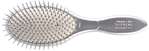Olivia Garden Haar-Rundbürste Ceramic + Ion Supreme Pro, 13-reihig mit ionisierten Borsten