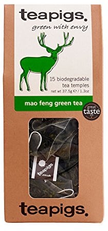 Teapigs Mao Feng Green Tea Bags Made With Whole Leaves (2 Packs of 15 Tea Bags)