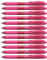 Pentel BL107-P Gel-Tintenroller EnerGel mit Druckmechanik 0,7 mm, 12 Stück