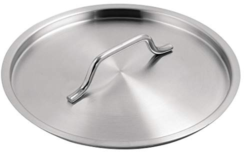 Vogue Deckel aus Edelstahl, 200 mm
