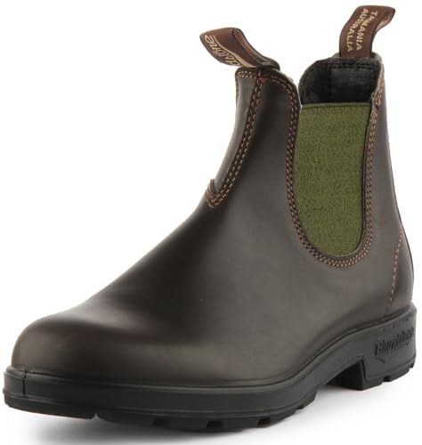 Blundstone Damen Original 500 Series Chelsea Boot, Stout Brown Olive, 40 EU