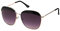 Chic-Net Sonnenbrille groß Pilotenbrille 400 UV Steg kurz hoch Lider runde Trapezform lila