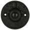 Wired Iron Circular Doorbell Chime Push Button in Black Powder Coat Finish Vintage Decorative Door Bell with Easy Installation