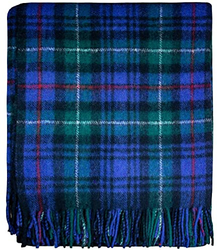 I LUV LTD Tartan Decke Wollmischung Schottisch Mackenzie Modern 60 x 72 Zoll