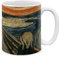 MUGBREW Classic Art The Scream Edvard Munch Keramik-Kaffeetasse, Teetasse, 325 ml