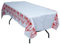 FIESTAS GUIRCA | Blut Tischdecke Weiß (135x270 cm) - Tischdekoration für gruselige Halloween Partys - Ideal für schaurige Feiern - Weiß