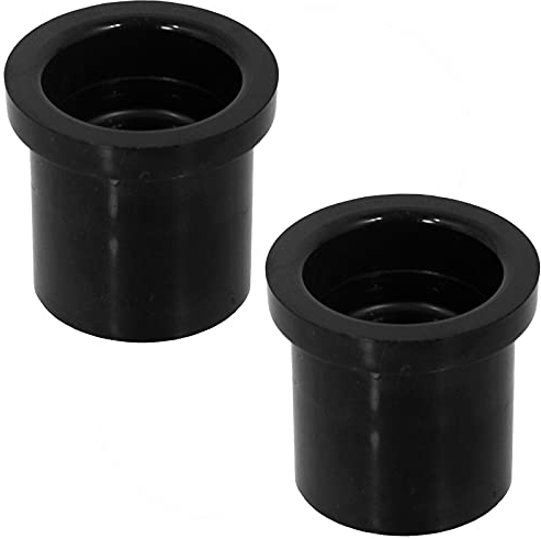 SPARES2GO Black Plastic Rear Wheel Hub for Numatic Henry Hetty Harry Charles George James Vacuum Cleaner (Pack of 2)