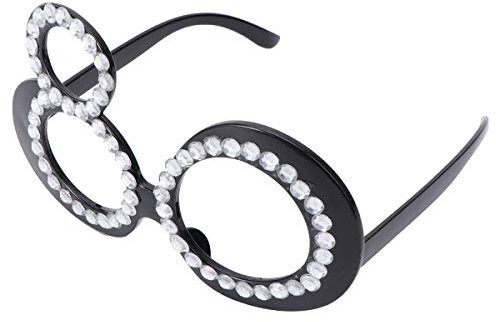 Geburtstag Nummer Brille Kristallrahmen Strass Digital 80 Kostüm Neuheit Brille Foto Requisite für 80. Geburtstag Hochzeitsfeier