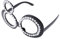 Geburtstag Nummer Brille Kristallrahmen Strass Digital 80 Kostüm Neuheit Brille Foto Requisite für 80. Geburtstag Hochzeitsfeier