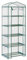 Outsunny 5 Tier Mini Greenhouse, Portable Greenhouse with Reinforced Plastic Cover, Garden Grow House with Roll Up Door and Shelves, 69 x 49 x 193cm, Green