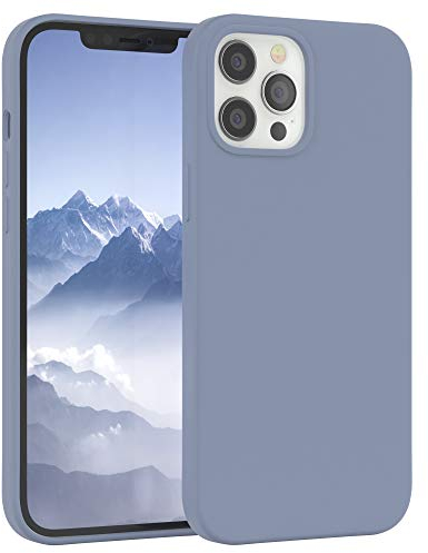 EAZY CASE - Silikon Hülle für iPhone 12 Pro Max Hülle weich stoßfeste Schutzhülle mit Kameraschutz Handyhülle iPhone 12 Pro Max Silikonhülle Dünn mit Premium Schutz TPU Cover Phone Case in Hellblau