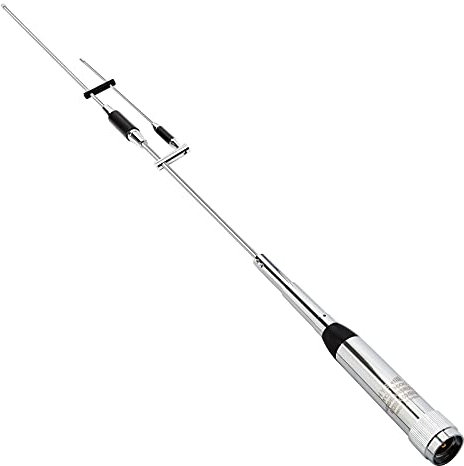 UAYESOK VHF UHF 137-174/180-260/400-480MHz Tri-Band Moblie FM Radio Antenne mit PL-259 (UHF Male) High Gain 3.5/4.5/6dBi 96.5cm (38inch) Antenne für Yaesu Kenwood Icom Midland Vehicel Amateurfunk