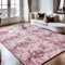 Tappeti Salotto Tappeto da Soggiorno Tappeto in Velluto soffice tappeti per camere da Letto Moderno Tappeto Camera da Letto Cameretta (Rosa scuro, 100x200cm)