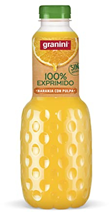 Zumo de naranja exprimido con pulpa 100% Exprimido 1L Naranja con pulpa Granini