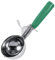 Juego de Cucharas para Galletas, Juego de Cucharas para Helado, Plato de Varios Tamaños Y Colores, Cuchara para Cupcakes de Acero Inoxidable, Cuchara para Helado de Metal Apta para(6.5CM-Verde)
