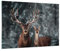 Bilder auf Glas 100x70cm Glasbild Hirsch Rentier Reh Groß Wanddeko Bild im Glas Schlafzimmer Küche Deko Wandbilder Dekoration Wohnzimmer Modern Wall Decor Glasdruck Wand Kunstdruck Art GAA100x70-5060