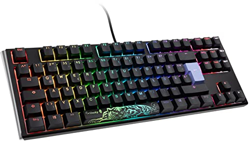 Ducky One 3 Mechanische Tastatur - Mechanical Keyboard - Gaming Mechanisch - - - TKL-Format 80% - MX-Speed-Silver, TKL - 80% Black