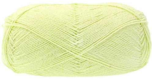 LANA GROSSA Meilenweit Cotone Vegano| Die Alternative ohne tierische Fasern | Handstrickgarn aus 76% Baumwolle, 14% Polyamid & 10% Polyester | 100g Wolle zum Stricken & Häkeln | 420m Garn FB1