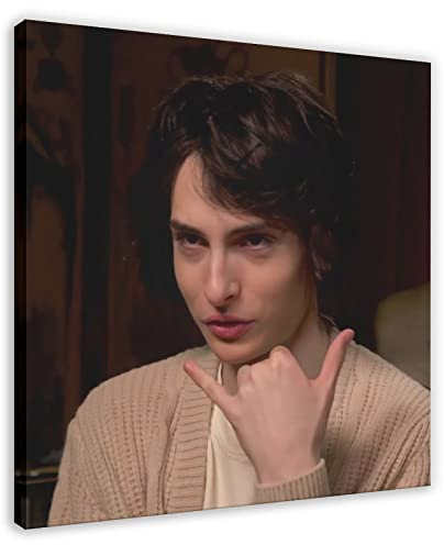 FISH DRAGATE Schauspieler-Poster Finn Wolfhard 8, Leinwand, Poster, Schlafzimmer, Dekoration, Sport, Landschaft, Büro, Zimmer, Dekoration, Geschenkrahmen-Stil, 70 x 70 cm